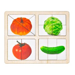 Разрезные картинки Овощи-1